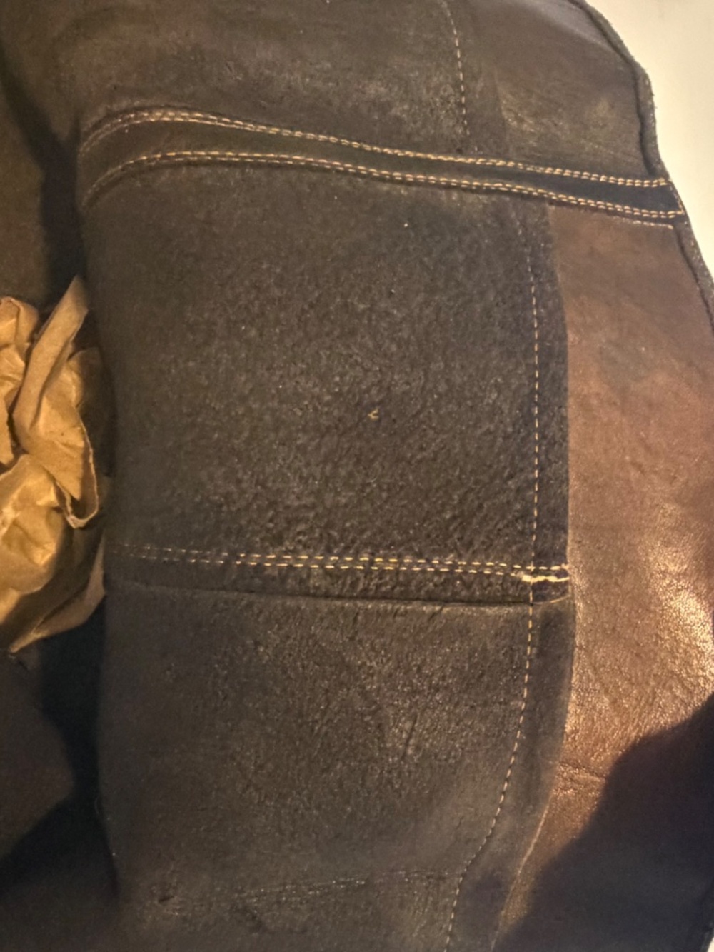 Women’s Brown Leather & Suede Tall Riding Boots – Size 38 - Picture 7 of 16